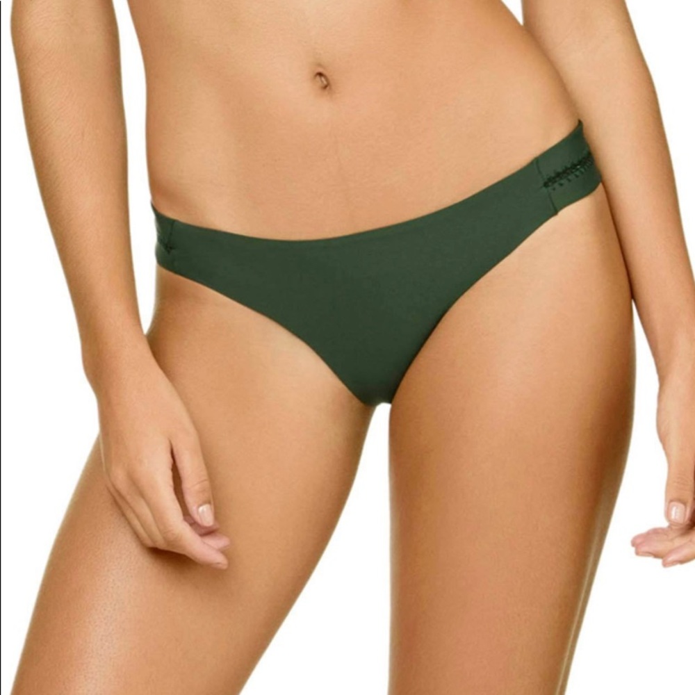 NWT Pilyq Envy Stitched Tab Teeny Bikini Bottoms